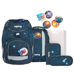 Ergobag Skoletaskesæt - Pack - AtmosBear Glow - OneSize - Ergobag Skoletaske