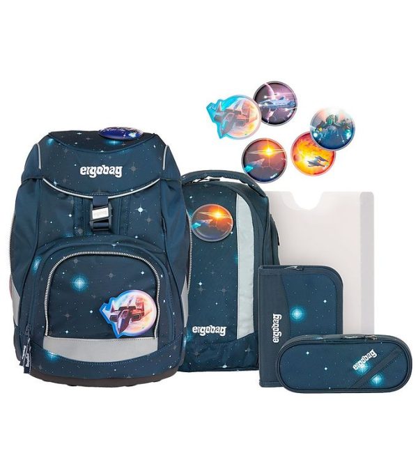 Ergobag Skoletaskesæt - Pack - AtmosBear Glow - OneSize - Ergobag Skoletaske