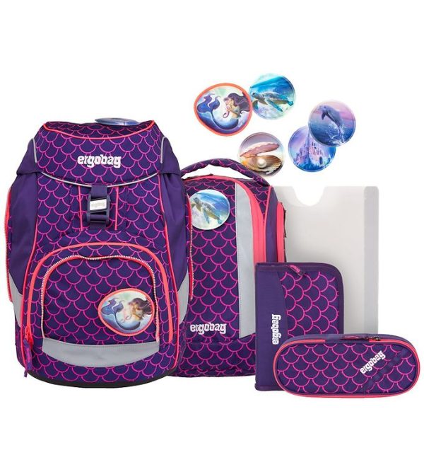 Ergobag Skoletaskesæt - Pack - Pearl DiveBear - OneSize - Ergobag Skoletaske