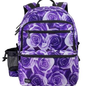 Jeva Skoletaske - Square - Purple Rose - OneSize - Jeva Skoletaske