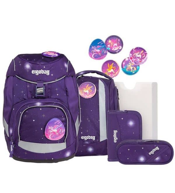Ergobag Skoletaskesæt - Pack - Beargasus Glow - OneSize - Ergobag Skoletaske