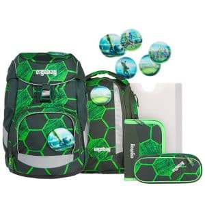 Ergobag Skoletaskesæt - Pack - KickBear - OneSize - Ergobag Skoletaske
