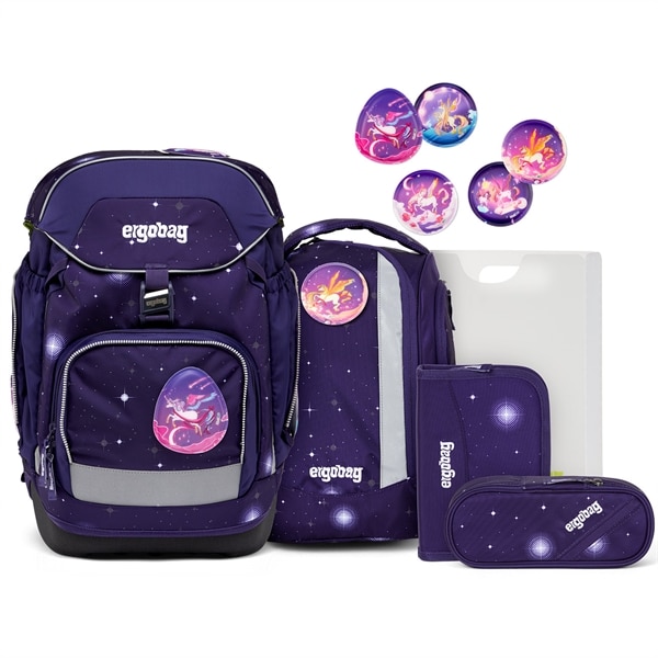 Ergobag Skoletaske Sæt Pack Galaxy Glow