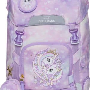 Beckmann Classic Rygsæk Maxi 28L, Unicorn Princess Purple, Skoletaske