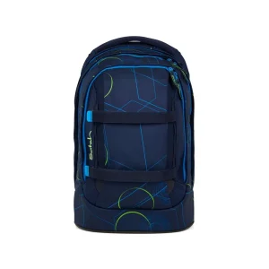Skoletaske Satch Blue Tech