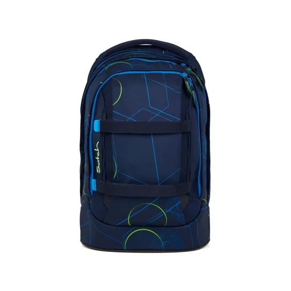 Skoletaske Satch Blue Tech