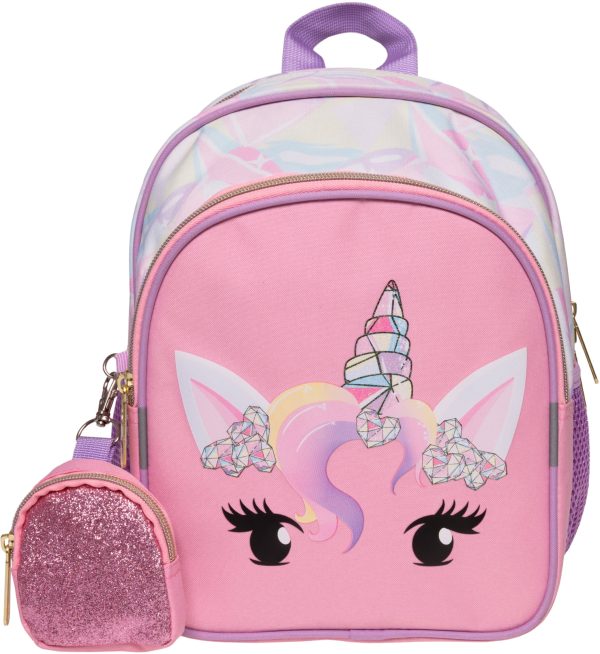 Unicorn Gems Rygsæk S, Pink, Skoletaske