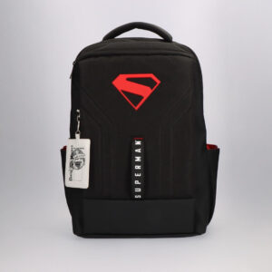 SupermanÂ® Travel Skoletaske Sort